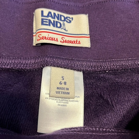 Lands End Fleece Lined Leggings - Picture 1 of 2